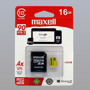 CARTÃO DE MEMÓRIA MAXELL 16GB